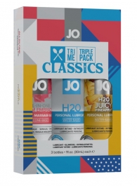 Подарочный набор лубрикантов Tri-Me Triple Pack Classics - System JO - купить с доставкой в Комсомольске-на-Амуре