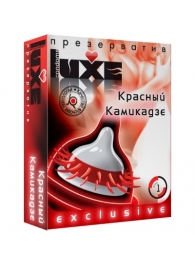 Презерватив LUXE  Exclusive   Красный Камикадзе  - 1 шт. - Luxe - купить с доставкой в Комсомольске-на-Амуре