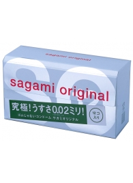 Ультратонкие презервативы Sagami Original - 12 шт. - Sagami - купить с доставкой в Комсомольске-на-Амуре