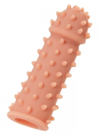 Телесная реалистичная насадка KOKOS Extreme Sleeve 03 с дополнительной стимуляцией - 12,7 см. - KOKOS - в Комсомольске-на-Амуре купить с доставкой Телесная реалистичная насадка KOKOS Extreme Sleeve 03 с дополнительной стимуляцией - 12,7 см. - KOKOS - в Комсомольске-на-Амуре купить с доставкой