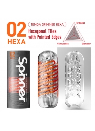 Мастурбатор SPINNER Hexa - Tenga - в Комсомольске-на-Амуре купить с доставкой