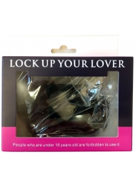 Черные меховые наручники Love с ключиками - Baile - купить с доставкой в Комсомольске-на-Амуре