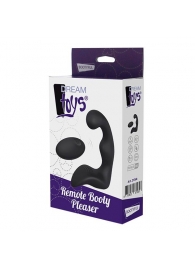 Черный вибромассажер простаты REMOTE BOOTY PLEASER - Dream Toys - в Комсомольске-на-Амуре купить с доставкой