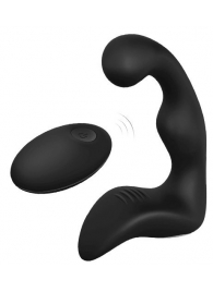 Черный вибромассажер простаты REMOTE BOOTY PLEASER - Dream Toys - в Комсомольске-на-Амуре купить с доставкой