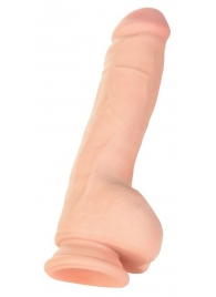 Телесный реалистичный вибратор-ротатор Ulric - 24 см. - ToyFa купить в Комсомольске-на-Амуре с доставкой в Orgasmix.ru Телесный реалистичный вибратор-ротатор Ulric - 24 см. - ToyFa
