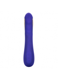 Фиолетовый вибратор с электростимуляцией Intimate E-Stimulator Petite Wand - 18,5 см. - California Exotic Novelties - купить с доставкой в Комсомольске-на-Амуре