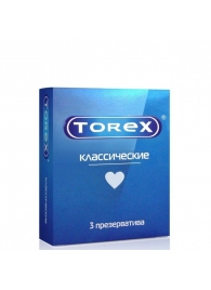 Гладкие презервативы Torex  Классические  - 3 шт. - Torex - купить с доставкой в Комсомольске-на-Амуре