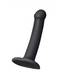 Черный фаллос на присоске Silicone Bendable Dildo S - 17 см. - Strap-on-me купить в Комсомольске-на-Амуре с доставкой в Orgasmix.ru Черный фаллос на присоске Silicone Bendable Dildo S - 17 см. - Strap-on-me - купить с доставкой в Комсомольске-на-Амуре