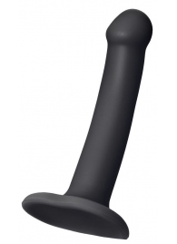 Черный фаллос на присоске Silicone Bendable Dildo S - 17 см. - Strap-on-me купить в Комсомольске-на-Амуре с доставкой в Orgasmix.ru Черный фаллос на присоске Silicone Bendable Dildo S - 17 см. - Strap-on-me - купить с доставкой в Комсомольске-на-Амуре