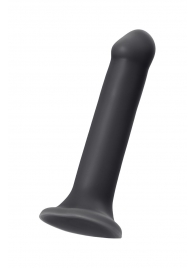 Черный фаллос на присоске Silicone Bendable Dildo XL - 20 см. - Strap-on-me - купить с доставкой в Комсомольске-на-Амуре