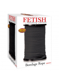 Черная веревка для связывания Bondage Rope - 60,9 м. - Pipedream - купить с доставкой в Комсомольске-на-Амуре