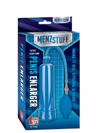 Синяя вакуумная помпа MENZSTUFF PENIS ENLARGER - Dream Toys - в Комсомольске-на-Амуре купить с доставкой