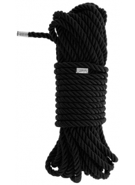 Черная веревка для бондажа BONDAGE ROPE - 10 м. - Dream Toys - купить с доставкой в Комсомольске-на-Амуре