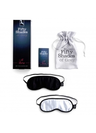 Набор из двух масок на глаза Soft Blindfold Twin Pack - Fifty Shades of Grey - купить с доставкой в Комсомольске-на-Амуре