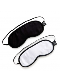 Набор из двух масок на глаза Soft Blindfold Twin Pack - Fifty Shades of Grey - купить с доставкой в Комсомольске-на-Амуре