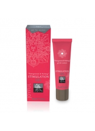 Возбуждающий интимный гель для двоих STIMULATION GEL Pomegranate   Nutmeg - 30 мл. - Shiatsu - купить с доставкой в Комсомольске-на-Амуре