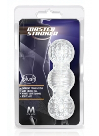 Прозрачный фигурный мастурбатор Master Stroker - Blush Novelties - в Комсомольске-на-Амуре купить с доставкой