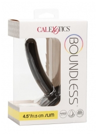 Черный анальный стимулятор Boundless 4.5” Slim Probe - 11,5 см. - California Exotic Novelties - купить с доставкой в Комсомольске-на-Амуре