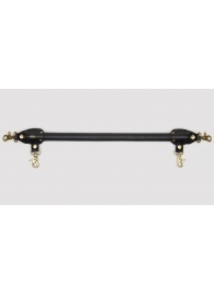 Черная распорка для ног Bound to You Faux Leather Spreader Bar - 50,8 см. - Fifty Shades of Grey - купить с доставкой в Комсомольске-на-Амуре