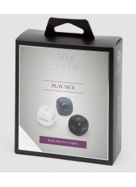 Игральные кубики для пар Play Nice - Fifty Shades of Grey - купить с доставкой в Комсомольске-на-Амуре