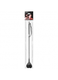 Черный стек с наконечником-сердечком - 54 см. - Notabu - купить с доставкой в Комсомольске-на-Амуре