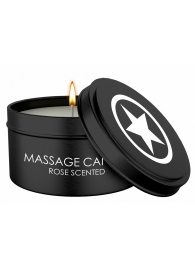 Массажная свеча с ароматом розы Massage Candle - Shots Media BV - купить с доставкой в Комсомольске-на-Амуре