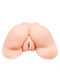 Телесная вибровагина Julie с 2 рабочими отверстиями - Baile - в Комсомольске-на-Амуре купить с доставкой