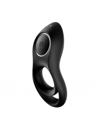 Черное эрекционное виброкольцо Legendary Duo - Satisfyer - в Комсомольске-на-Амуре купить с доставкой