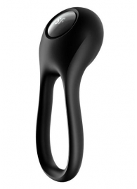 Черное эрекционное виброкольцо Majestic Duo - Satisfyer - в Комсомольске-на-Амуре купить с доставкой
