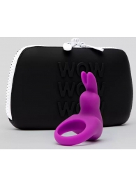 Фиолетовое эрекционное виброкольцо Happy Rabbit Cock Ring Kit - Happy Rabbit - в Комсомольске-на-Амуре купить с доставкой