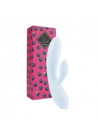 Нежно-голубой вибратор-кролик Lea Rabbit Vibrator - 20,2 см. - FeelzToys