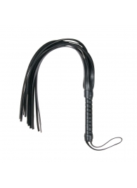 Черный флоггер Flogger Whip - 46 см. - Easy toys - купить с доставкой в Комсомольске-на-Амуре