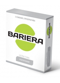 Ультратонкие презервативы Bariera Ultra Thin - 3 шт. - Bariera - купить с доставкой в Комсомольске-на-Амуре