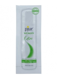 Лубрикант на водной основе pjur WOMAN Aloe - 2 мл. - Pjur - купить с доставкой в Комсомольске-на-Амуре