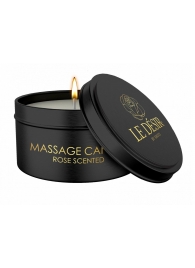 Массажная свеча с ароматом розы Massage Candle Rose Scented - 100 гр. - Shots Media BV - купить с доставкой в Комсомольске-на-Амуре