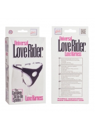 Трусы для страпона с универсальным креплением Universal Love Rider Luxe Harness - California Exotic Novelties - купить с доставкой в Комсомольске-на-Амуре