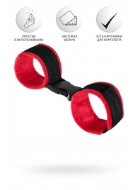 Красно-черные велюровые оковы Anonymo - ToyFa - купить с доставкой в Комсомольске-на-Амуре Красно-черные велюровые оковы Anonymo - ToyFa - купить с доставкой в Комсомольске-на-Амуре