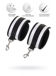 Серебристо-черные оковы Anonymo - ToyFa - купить с доставкой в Комсомольске-на-Амуре Серебристо-черные оковы Anonymo - ToyFa - купить с доставкой в Комсомольске-на-Амуре