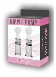 Вакуумные помпы для стимуляции сосков Nipple Pump - Erozon - купить с доставкой в Комсомольске-на-Амуре