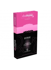 Презервативы с точками и рёбрышками DOMINO Classic Extase - 6 шт. - Domino - купить с доставкой в Комсомольске-на-Амуре