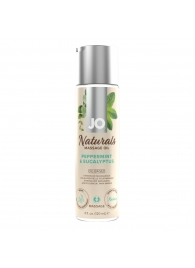 Массажное масло с ароматом перечной мяты и эвкалипта JO Naturals Peppermint   Eucalyptus - 120 мл. - System JO - купить с доставкой в Комсомольске-на-Амуре