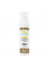 Разогревающее массажное масло с ароматом пина колада Gourmet Pina Colada - 50 мл. - Exsens - купить с доставкой в Комсомольске-на-Амуре