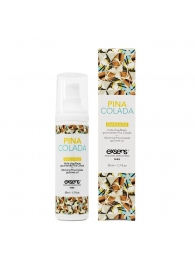 Разогревающее массажное масло с ароматом пина колада Gourmet Pina Colada - 50 мл. - Exsens - купить с доставкой в Комсомольске-на-Амуре