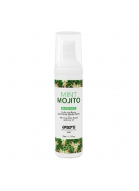 Разогревающее массажное масло с ароматом мохито Gourmet Mint Mojito - 50 мл. - Exsens - купить с доставкой в Комсомольске-на-Амуре