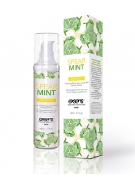 Разогревающее массажное масло Gourmet Spearmint Organic с органическими ингредиентами - 50 мл. - Exsens - купить с доставкой в Комсомольске-на-Амуре