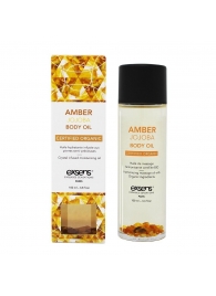 Органическое массажное масло AMBER JOJOBA - 100 мл. - Exsens - купить с доставкой в Комсомольске-на-Амуре