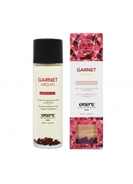 Органическое массажное масло GARNET ARGAN - 100 мл. - Exsens - купить с доставкой в Комсомольске-на-Амуре