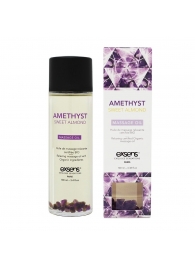 Органическое массажное масло AMETHYST SWEET ALMOND - 100 мл. - Exsens - купить с доставкой в Комсомольске-на-Амуре