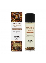 Органическое массажное масло TIGER EYE MACADAMIA - 100 мл. - Exsens - купить с доставкой в Комсомольске-на-Амуре