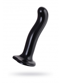Черный стимулятор для пар P G-Spot Dildo Size L - 19 см. - Strap-on-me - в Комсомольске-на-Амуре купить с доставкой